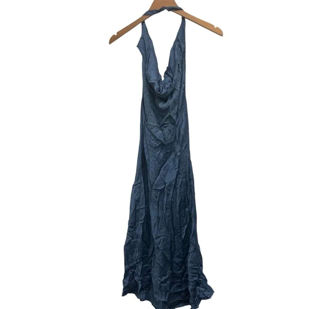 Young Fabulous & Broke Rebel Satin Halter Dress